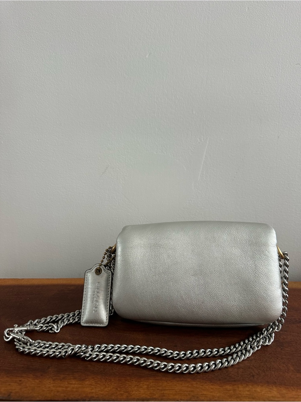 Coach Metallic Pillow Tabby 18 - Picture 3 of 4